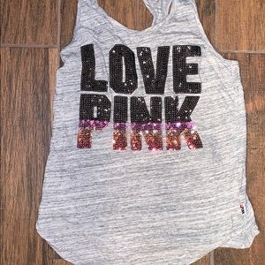 VS pink workout tank